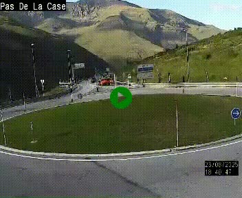 <h2>Webcam sur la N22 au niveau du poste frontière entre la France et Andorre à proximité de Pas de la Case à plus de 2000 mètres d'altitude</h2>