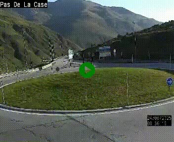 <h2>Webcam sur la N22 au niveau du poste frontière entre la France et Andorre à proximité de Pas de la Case à plus de 2000 mètres d'altitude</h2>