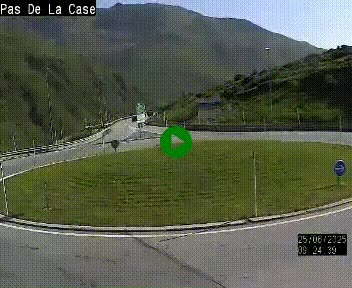 <h2>Webcam sur la N22 au niveau du poste frontière entre la France et Andorre à proximité de Pas de la Case à plus de 2000 mètres d'altitude</h2>