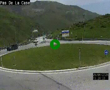 <h2>Webcam sur la N22 au niveau du poste frontière entre la France et Andorre à proximité de Pas de la Case à plus de 2000 mètres d'altitude</h2>