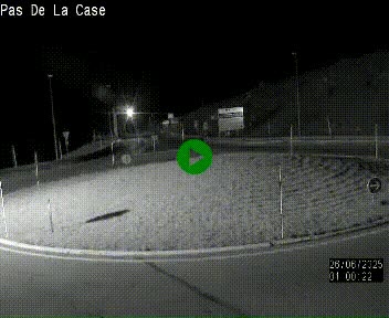 <h2>Webcam sur la N22 au niveau du poste frontière entre la France et Andorre à proximité de Pas de la Case à plus de 2000 mètres d'altitude</h2>