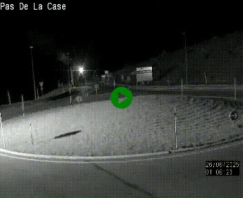 <h2>Webcam sur la N22 au niveau du poste frontière entre la France et Andorre à proximité de Pas de la Case à plus de 2000 mètres d'altitude</h2>