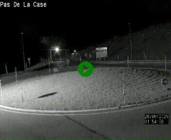 <h2>Webcam sur la N22 au niveau du poste frontière entre la France et Andorre à proximité de Pas de la Case à plus de 2000 mètres d'altitude</h2>