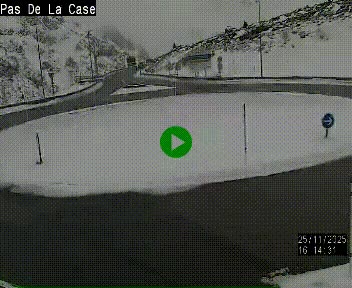 <h2>Webcam sur la N22 au niveau du poste frontière entre la France et Andorre à proximité de Pas de la Case à plus de 2000 mètres d'altitude</h2>