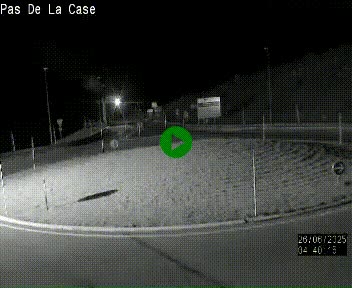 <h2>Webcam sur la N22 au niveau du poste frontière entre la France et Andorre à proximité de Pas de la Case à plus de 2000 mètres d'altitude</h2>