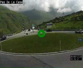 <h2>Webcam sur la N22 au niveau du poste frontière entre la France et Andorre à proximité de Pas de la Case à plus de 2000 mètres d'altitude</h2>