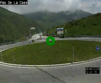 <h2>Webcam sur la N22 au niveau du poste frontière entre la France et Andorre à proximité de Pas de la Case à plus de 2000 mètres d'altitude</h2>