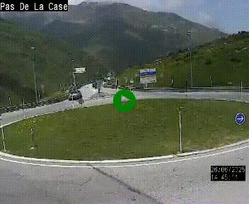 <h2>Webcam sur la N22 au niveau du poste frontière entre la France et Andorre à proximité de Pas de la Case à plus de 2000 mètres d'altitude</h2>