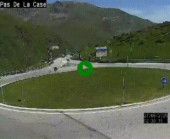 <h2>Webcam sur la N22 au niveau du poste frontière entre la France et Andorre à proximité de Pas de la Case à plus de 2000 mètres d'altitude</h2>