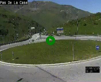 <h2>Webcam sur la N22 au niveau du poste frontière entre la France et Andorre à proximité de Pas de la Case à plus de 2000 mètres d'altitude</h2>
