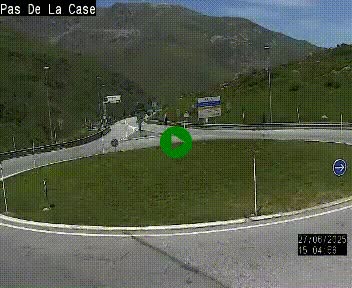 <h2>Webcam sur la N22 au niveau du poste frontière entre la France et Andorre à proximité de Pas de la Case à plus de 2000 mètres d'altitude</h2>