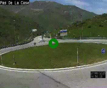 <h2>Webcam sur la N22 au niveau du poste frontière entre la France et Andorre à proximité de Pas de la Case à plus de 2000 mètres d'altitude</h2>