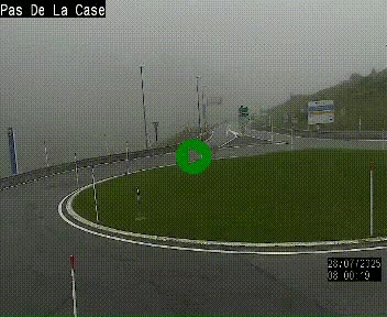 <h2>Webcam sur la N22 au niveau du poste frontière entre la France et Andorre à proximité de Pas de la Case à plus de 2000 mètres d'altitude</h2>
