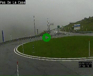 <h2>Webcam sur la N22 au niveau du poste frontière entre la France et Andorre à proximité de Pas de la Case à plus de 2000 mètres d'altitude</h2>