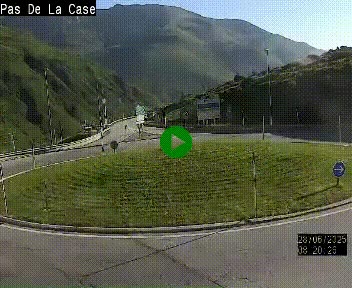 <h2>Webcam sur la N22 au niveau du poste frontière entre la France et Andorre à proximité de Pas de la Case à plus de 2000 mètres d'altitude</h2>