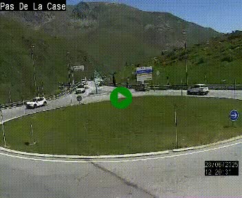 <h2>Webcam sur la N22 au niveau du poste frontière entre la France et Andorre à proximité de Pas de la Case à plus de 2000 mètres d'altitude</h2>