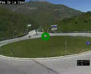 <h2>Webcam sur la N22 au niveau du poste frontière entre la France et Andorre à proximité de Pas de la Case à plus de 2000 mètres d'altitude</h2>