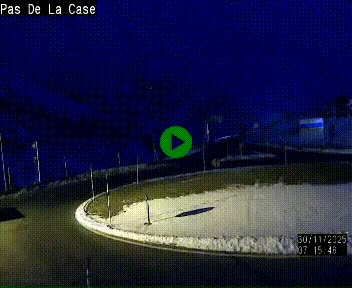 <h2>Webcam sur la N22 au niveau du poste frontière entre la France et Andorre à proximité de Pas de la Case à plus de 2000 mètres d'altitude</h2>