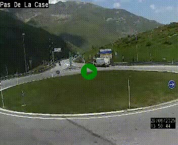 <h2>Webcam sur la N22 au niveau du poste frontière entre la France et Andorre à proximité de Pas de la Case à plus de 2000 mètres d'altitude</h2>