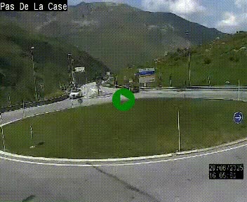 <h2>Webcam sur la N22 au niveau du poste frontière entre la France et Andorre à proximité de Pas de la Case à plus de 2000 mètres d'altitude</h2>
