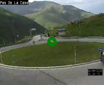 <h2>Webcam sur la N22 au niveau du poste frontière entre la France et Andorre à proximité de Pas de la Case à plus de 2000 mètres d'altitude</h2>