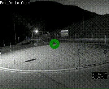 <h2>Webcam sur la N22 au niveau du poste frontière entre la France et Andorre à proximité de Pas de la Case à plus de 2000 mètres d'altitude</h2>
