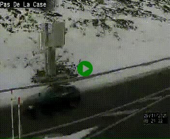 <h2>Webcam sur la N22 au niveau du poste frontière entre la France et Andorre à proximité de Pas de la Case à plus de 2000 mètres d'altitude</h2>