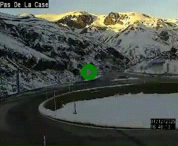 <h2>Webcam sur la N22 au niveau du poste frontière entre la France et Andorre à proximité de Pas de la Case à plus de 2000 mètres d'altitude</h2>