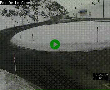 <h2>Webcam sur la N22 au niveau du poste frontière entre la France et Andorre à proximité de Pas de la Case à plus de 2000 mètres d'altitude</h2>