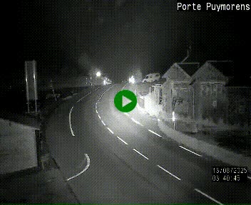 <h2>Webcam Col du Puymorens sur N320, en direction de Pas de la Casa (Andorre)</h2>