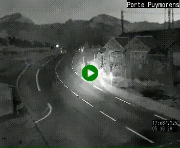 Webcam Col du Puymorens sur N320, en direction de Pas de la Casa (Andorre)