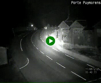Webcam Col du Puymorens sur N320, en direction de Pas de la Casa (Andorre)