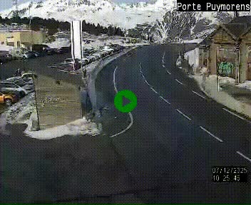 Webcam Col du Puymorens sur N320, en direction de Pas de la Casa (Andorre)