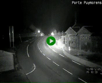 Webcam Col du Puymorens sur N320, en direction de Pas de la Casa (Andorre)