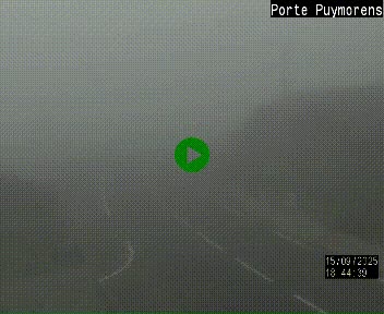 Webcam Col du Puymorens sur N320, en direction de Pas de la Casa (Andorre)