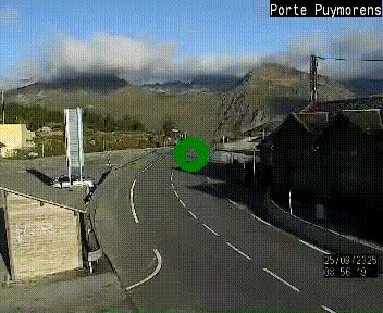 Webcam Col du Puymorens sur N320, en direction de Pas de la Casa (Andorre)