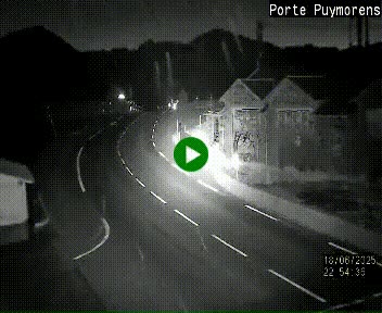 Webcam Col du Puymorens sur N320, en direction de Pas de la Casa (Andorre)