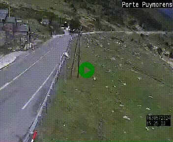 Webcam Col du Puymorens sur N320, en direction de Pas de la Casa (Andorre)