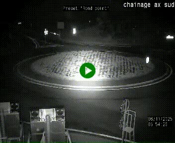 <h2>Webcam au nord d'Ax-les-Thermes au niveau de l'aire de chaînage de la N20. Vue orientée vers les Pyrénées, en direction de Pas de la Case</h2>