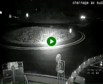 <h2>Webcam au nord d'Ax-les-Thermes au niveau de l'aire de chaînage de la N20. Vue orientée vers les Pyrénées, en direction de Pas de la Case</h2>