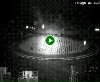<h2>Webcam au nord d'Ax-les-Thermes au niveau de l'aire de chaînage de la N20. Vue orientée vers les Pyrénées, en direction de Pas de la Case</h2>