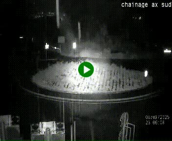 <h2>Webcam au nord d'Ax-les-Thermes au niveau de l'aire de chaînage de la N20. Vue orientée vers les Pyrénées, en direction de Pas de la Case</h2>