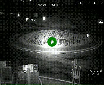 <h2>Webcam au nord d'Ax-les-Thermes au niveau de l'aire de chaînage de la N20. Vue orientée vers les Pyrénées, en direction de Pas de la Case</h2>