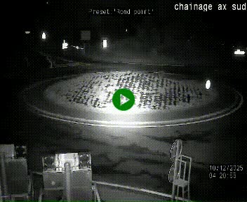 <h2>Webcam au nord d'Ax-les-Thermes au niveau de l'aire de chaînage de la N20. Vue orientée vers les Pyrénées, en direction de Pas de la Case</h2>