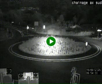 <h2>Webcam au nord d'Ax-les-Thermes au niveau de l'aire de chaînage de la N20. Vue orientée vers les Pyrénées, en direction de Pas de la Case</h2>