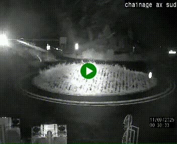 <h2>Webcam au nord d'Ax-les-Thermes au niveau de l'aire de chaînage de la N20. Vue orientée vers les Pyrénées, en direction de Pas de la Case</h2>