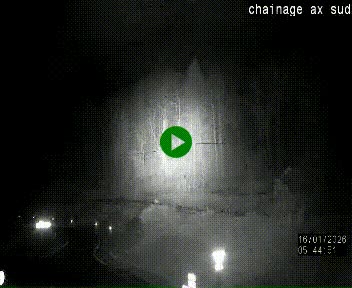 <h2>Webcam au nord d'Ax-les-Thermes au niveau de l'aire de chaînage de la N20. Vue orientée vers les Pyrénées, en direction de Pas de la Case</h2>