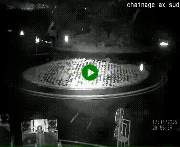 <h2>Webcam au nord d'Ax-les-Thermes au niveau de l'aire de chaînage de la N20. Vue orientée vers les Pyrénées, en direction de Pas de la Case</h2>