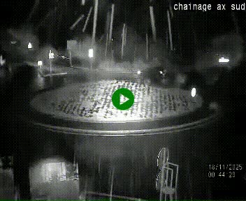 <h2>Webcam au nord d'Ax-les-Thermes au niveau de l'aire de chaînage de la N20. Vue orientée vers les Pyrénées, en direction de Pas de la Case</h2>