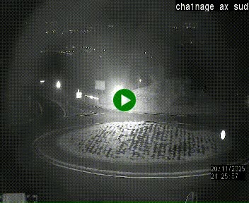 <h2>Webcam au nord d'Ax-les-Thermes au niveau de l'aire de chaînage de la N20. Vue orientée vers les Pyrénées, en direction de Pas de la Case</h2>